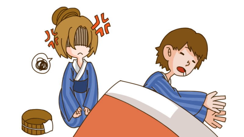 お風呂あがりに、もう寝てた