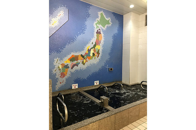 【港区】麻布黒美水温泉　竹の湯　お風呂