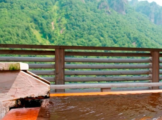 層雲峡　朝陽亭