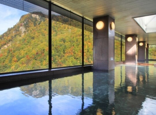 層雲峡　朝陽亭