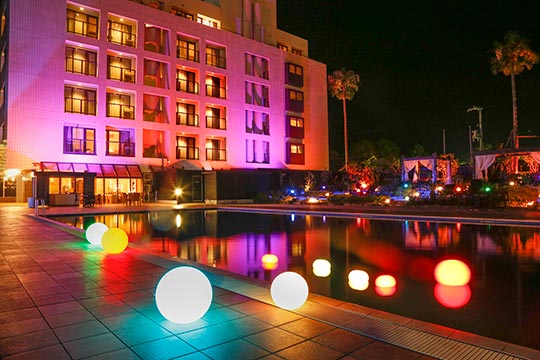 洲本温泉 海のホテル 島花 <淡路島> ナイトプール