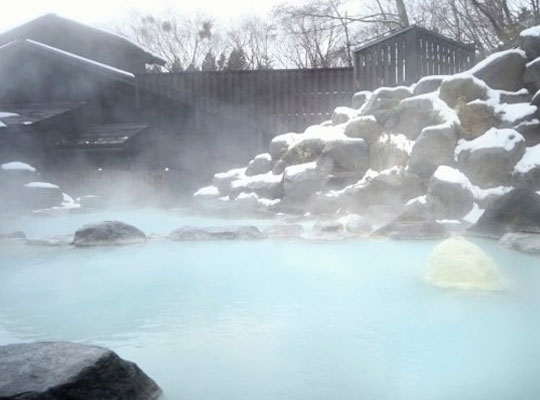 蔵王温泉　蔵王国際ホテル（露天風呂）