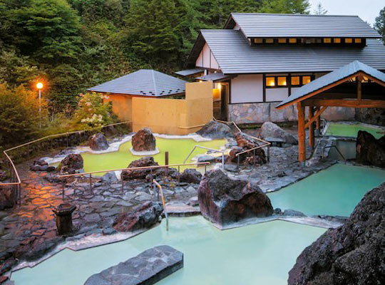 万座温泉 万座高原ホテル（石庭露天風呂）