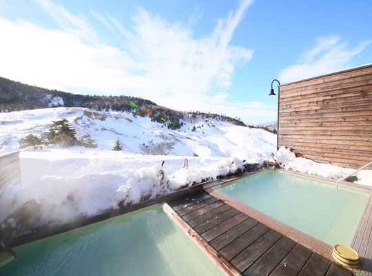 万座温泉　万座ホテル聚楽（露天風呂）