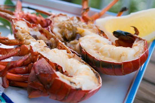 伊勢エビの鬼殻焼き