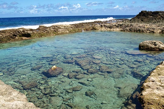 南大東島 海軍棒プール