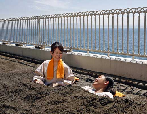 指宿名物　砂むし温泉