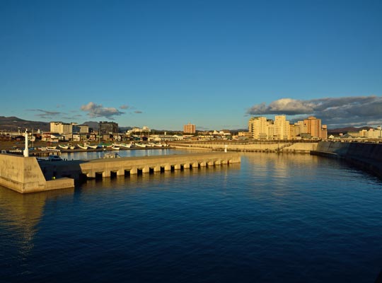 函館湯川漁港と湯の川温泉