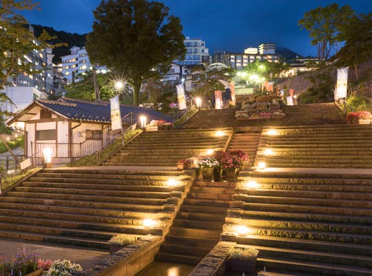 伊香保温泉　石段街