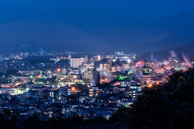 別府温泉の夜景