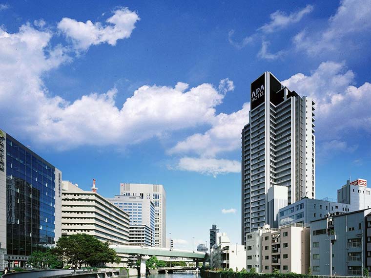 アパホテル＜大阪肥後橋駅前＞ 外観