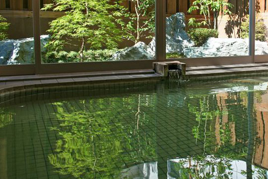 月岡温泉　広瀬館　ひてんの音