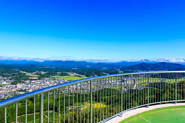 嬉野温泉　立岩展望台からの眺め