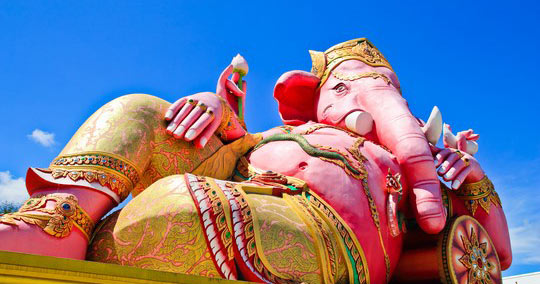 願いが叶うピンクの象