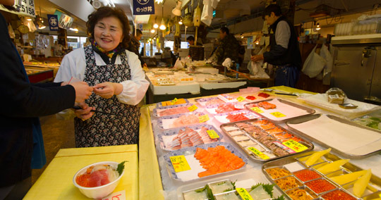 古川市場 のっけ丼