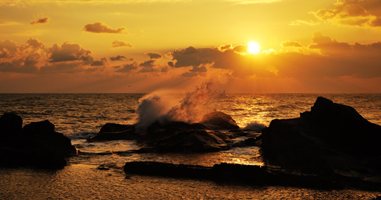 日本一早い初日の出　犬吠埼