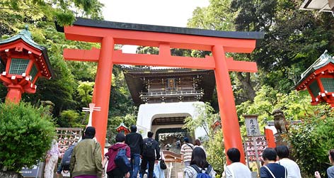 江島神社 入り口