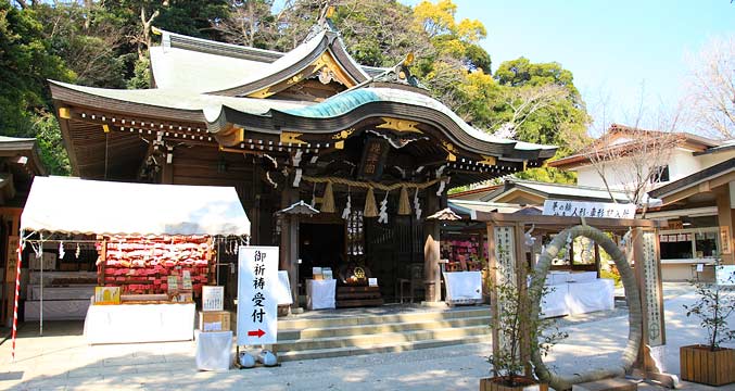 江島神社 辺津宮（へつみや）