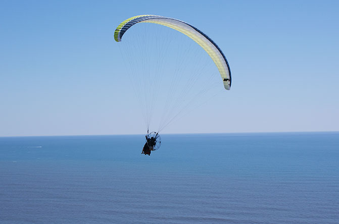 パラグライディング十勝