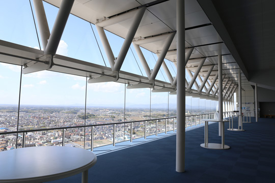 茨城県庁展望ロビー