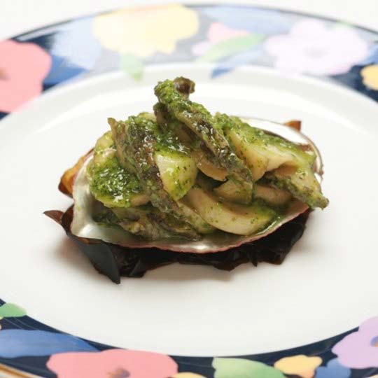 リストランテ フィッシュボーン 鮑のソテー