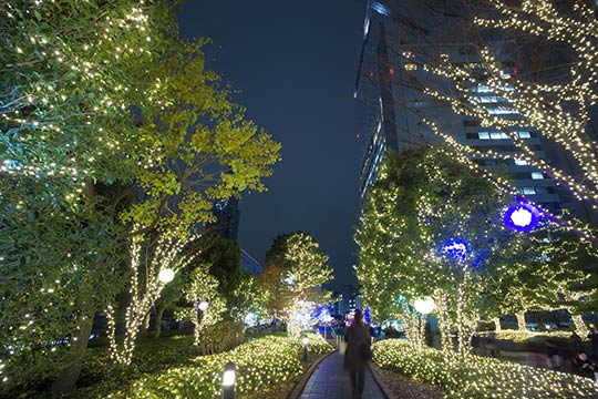 新宿サザンテラスのイルミネーション