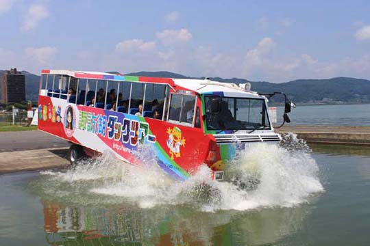 諏訪湖ダックツアー