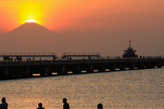 館山夕日桟橋(館山港多目的観光桟橋)