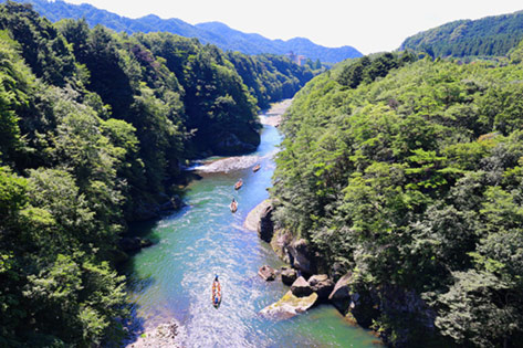 鬼怒川ライン下り