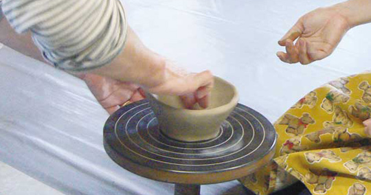 平清水焼きの窯元・七右エ門窯