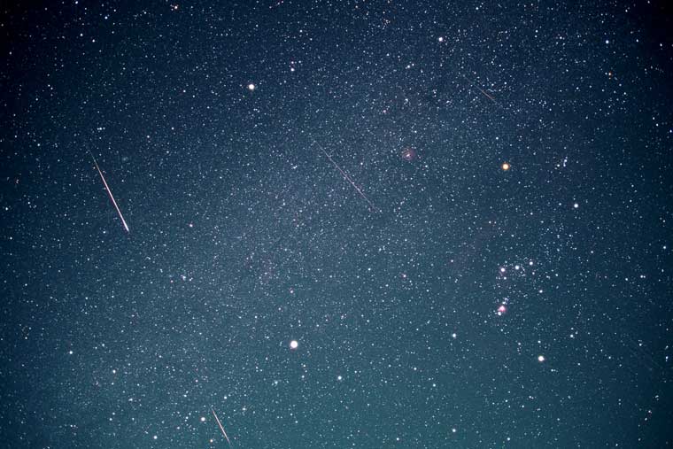 しし座流星群とオリオン座（清里）