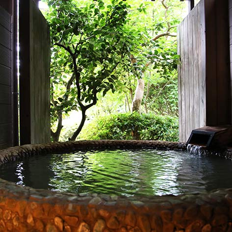 女性一人旅におすすめの温泉宿。熊本県　阿蘇内牧温泉　蘇山郷　温泉