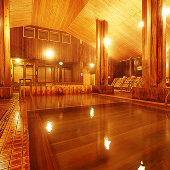 女性一人旅におすすめの温泉宿。秋田県　新玉川温泉　大浴場