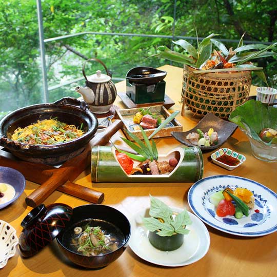 妙見石原荘　夕食