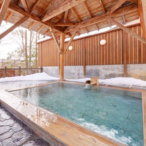 【長野県】白馬八方温泉　ホテル五龍館　露天風呂