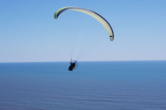 パラグライディング十勝