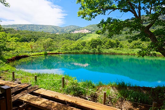 岩手県　五色沼（赤沼）