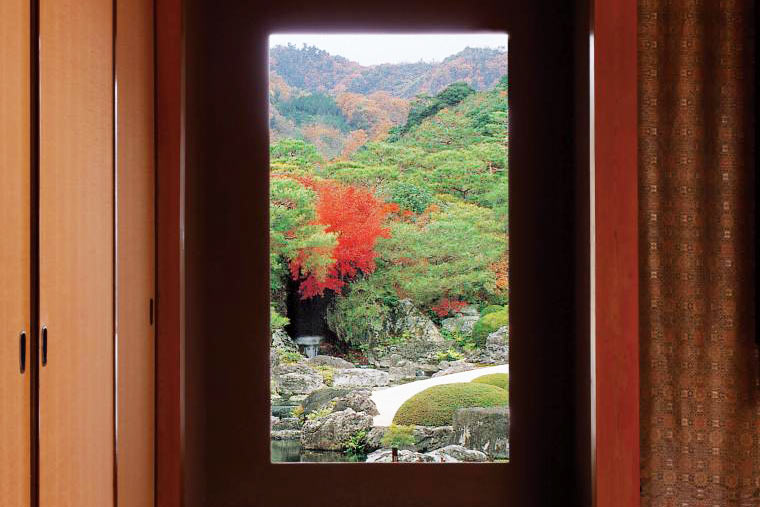 足立美術館の生の掛軸