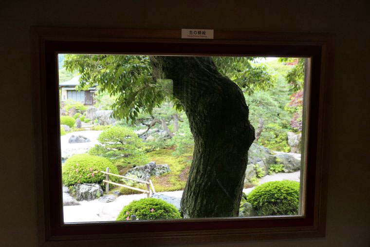 足立美術館の生の額絵