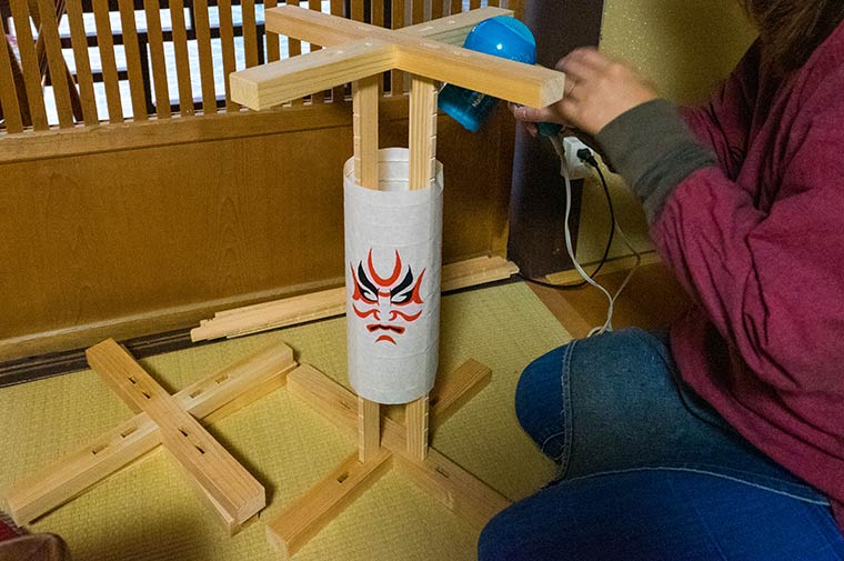 提灯づくり体験