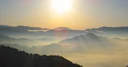 十分一山からの秋の雲海