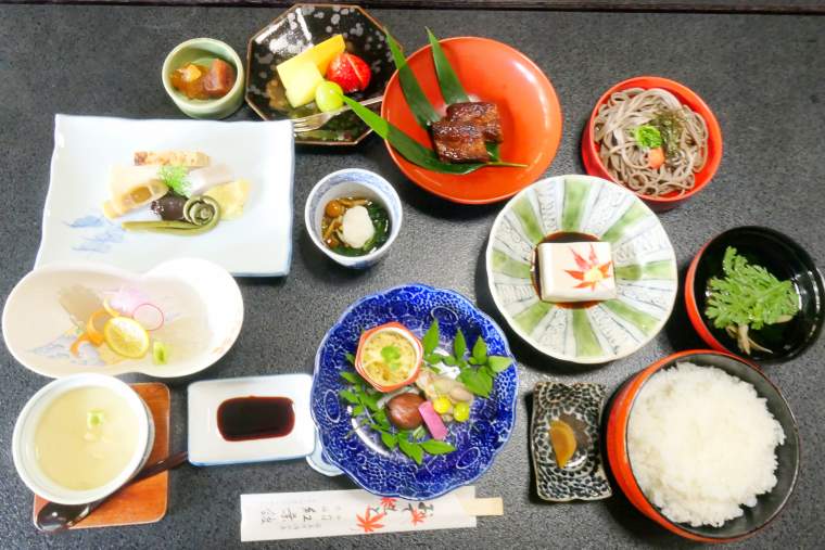 紅葉館の精進料理