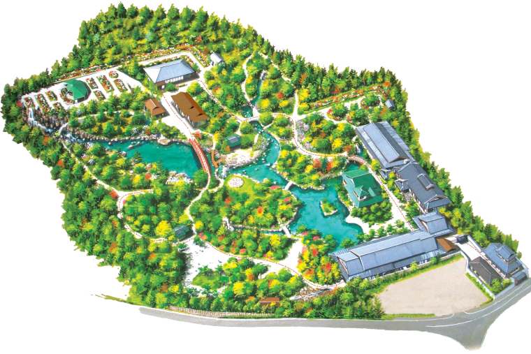 由志園のマップ