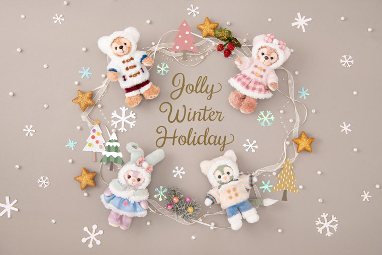 ダッフィー・クリスマス　ぬいぐるみバッジ