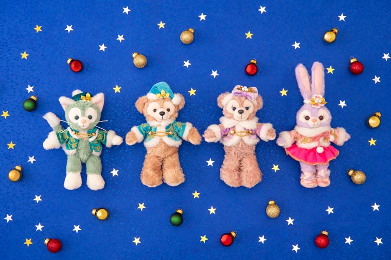 ダッフィー・クリスマス　ぬいぐるみバッジ