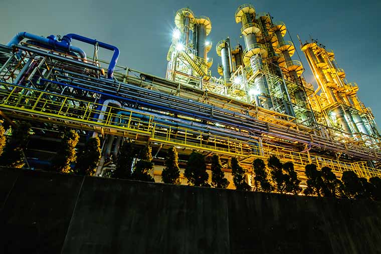 尼崎市の工場夜景