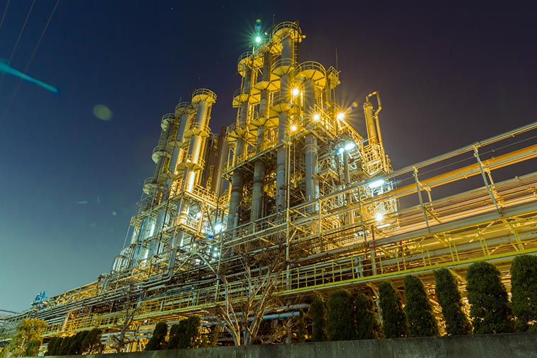 尼崎市の工場夜景