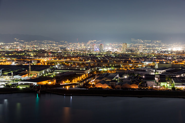 尼崎市の工場夜景