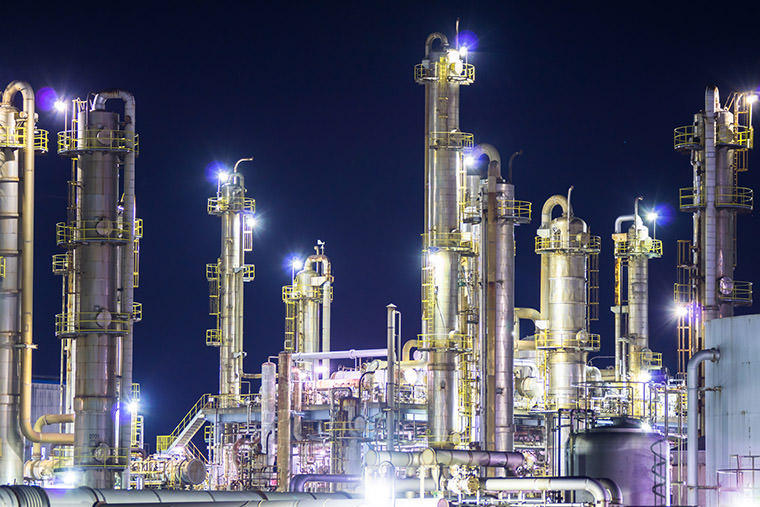 富士市の工場夜景