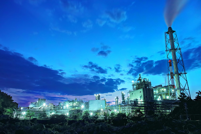 富士市の工場夜景